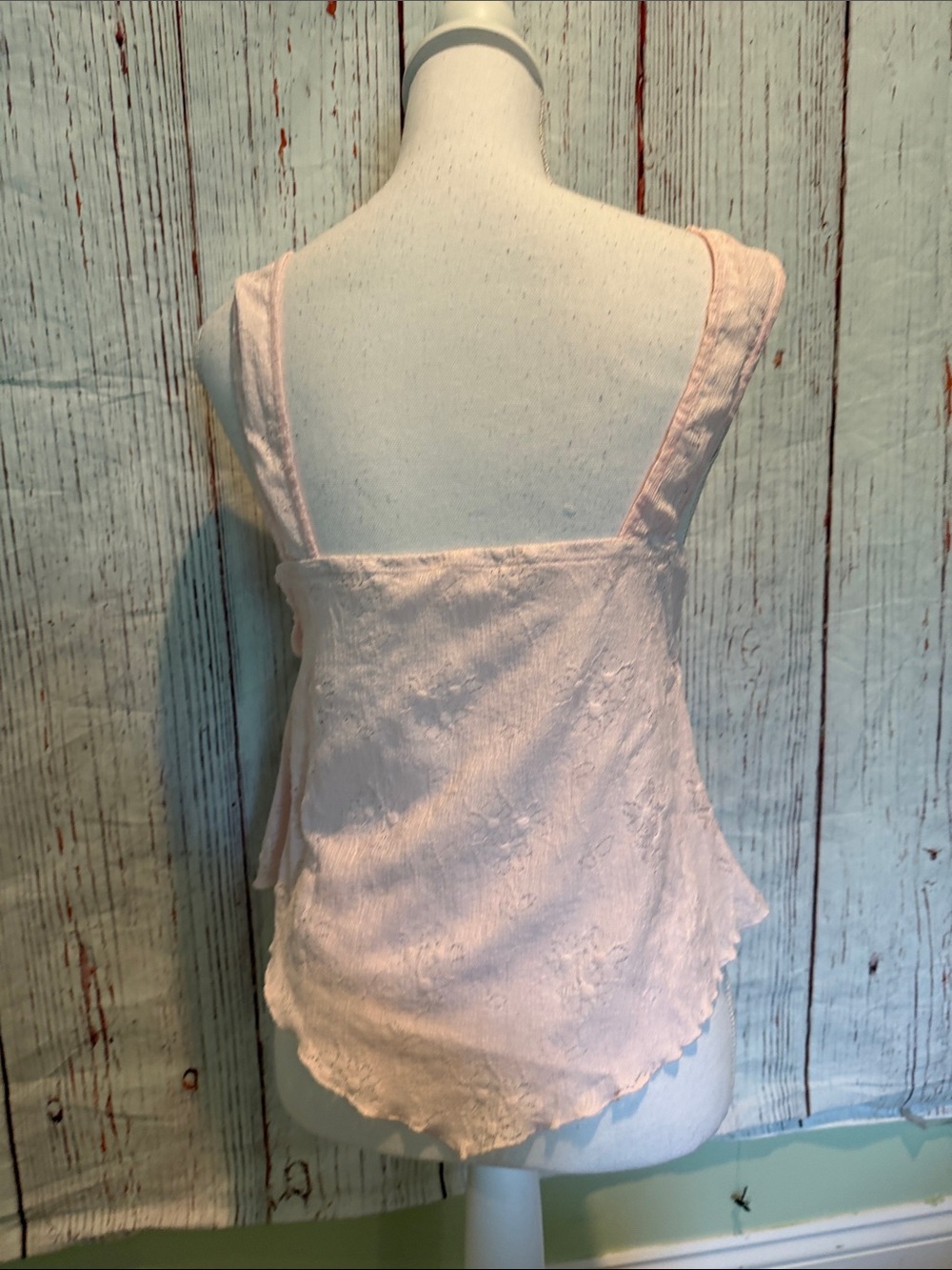 Cider Pale Pink Tie-Front Sleeveless Top - Picture 3 of 3